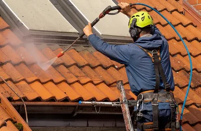Démoussage et hydrofuge de toiture à Saint-Gervais-les-Trois-Clochers